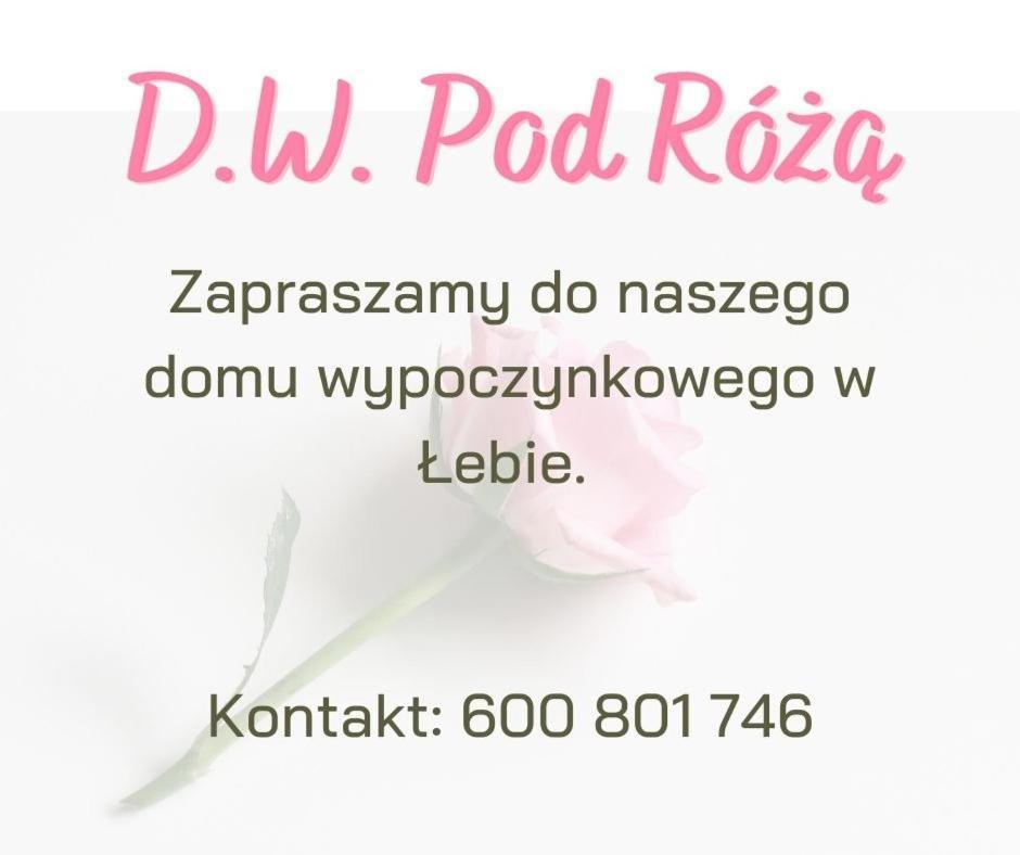 Pod Roza Bed & Breakfast Łeba Exterior foto